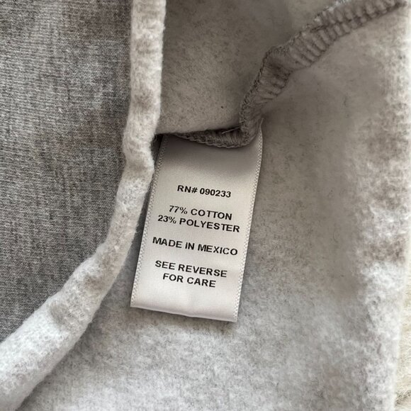 "Boy Bye" Gray Cropped Crewneck - Picture 4 of 4